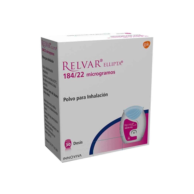Relvar Ellipta 184 Mcg./22 Mcg. 30 Dosis Relvar Ellipta 184 Mcg./22 Mcg. 30 Dosis