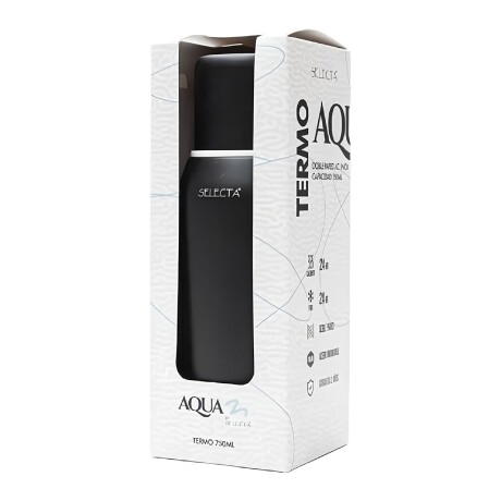 Termo Selecta Aqua Doble pared 750 ml Negro