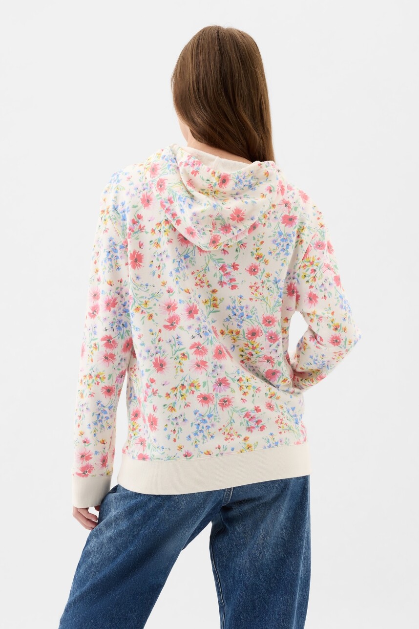 Canguro Logo Gap Floreado Sin Felpa Mujer Multi Floral