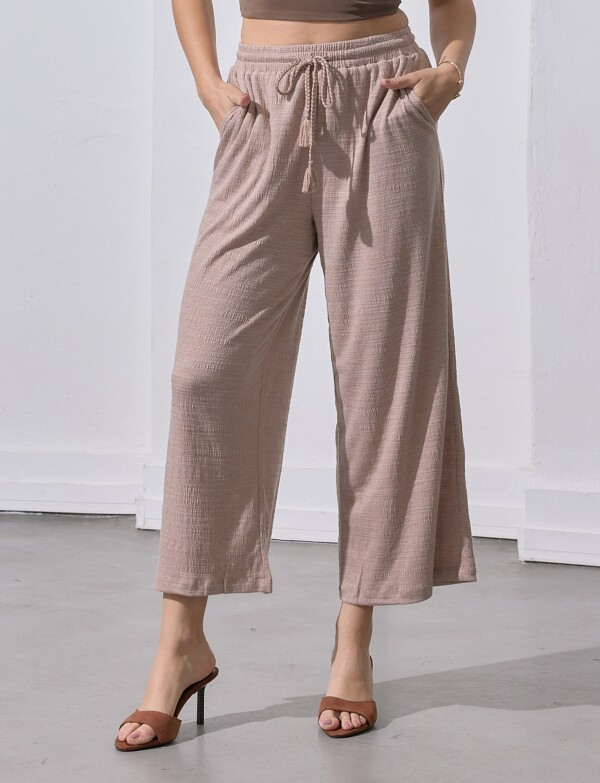 Pantalon Pull On TOSTADO