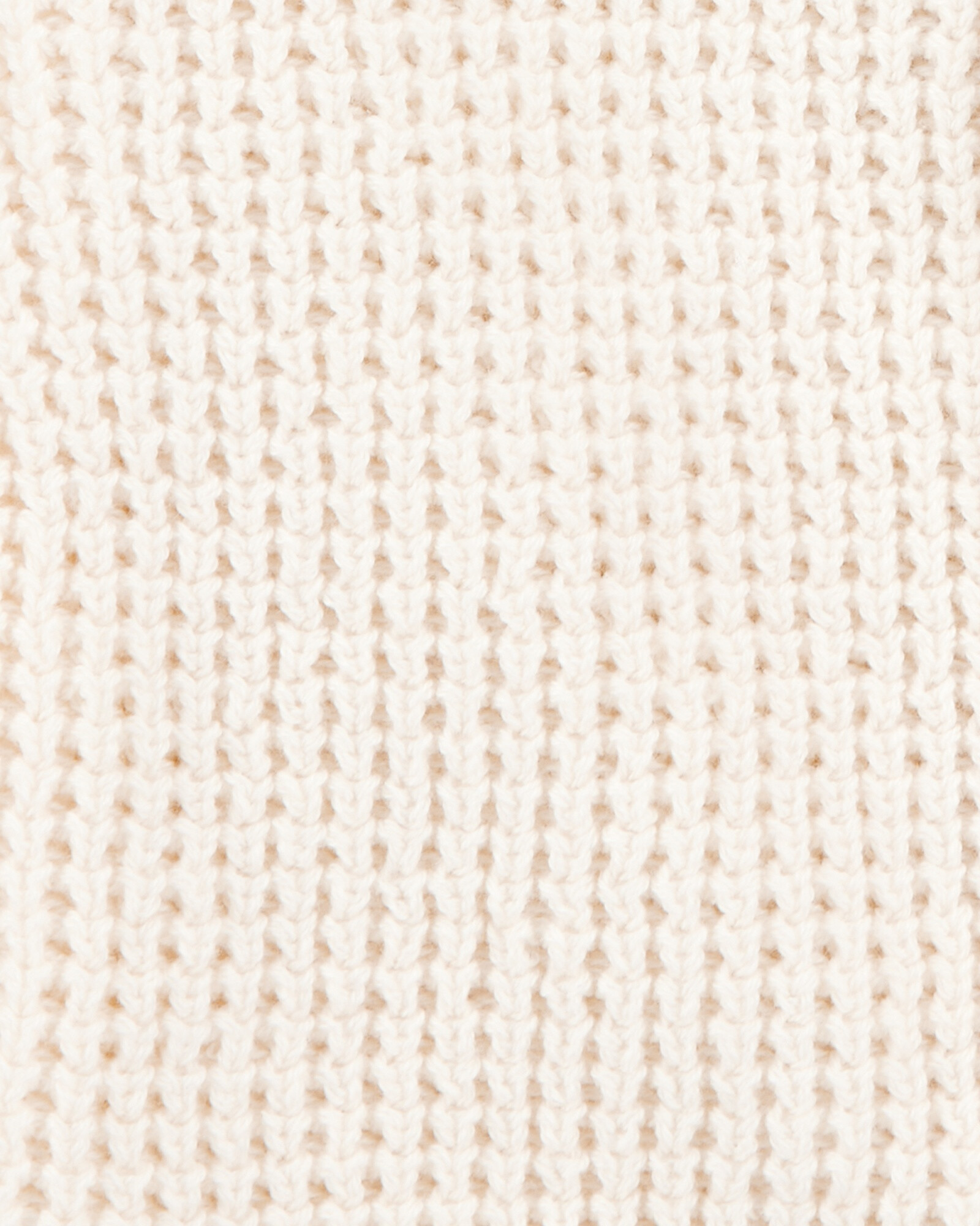 Saco de punto con capucha, diseño oso Sin color