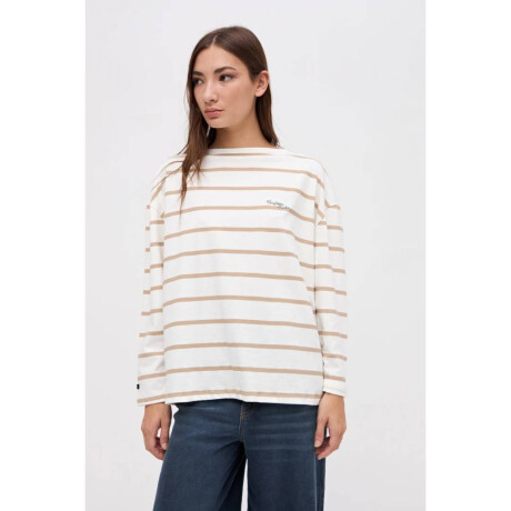 Remera Petal Off white