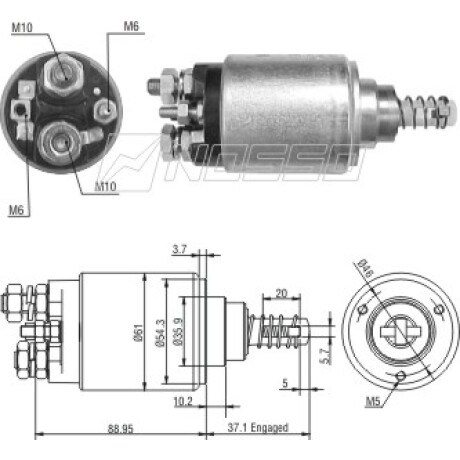 AUTOMATICO DE ARRANQUE - M.B 1215-1218-1418-1618-1622-IVECO 24V. ZM AUTOMATICO DE ARRANQUE - M.B 1215-1218-1418-1618-1622-IVECO 24V. ZM