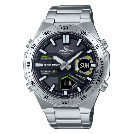 Reloj CASIO EDIFICE EFVC110D-1A3VDF en Acero Plateado Esfera 47mm 0