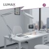 Lámpara de Mesa Multipropósito Articulada con Luz y Lupa Lámpara de Mesa Multipropósito Articulada con Luz y Lupa