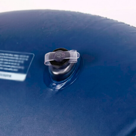 Sillón Puff Inflable Con Respaldo Interior Exterior Azul