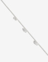 Pulseras Flexibles Strass Pulsera Con Dijes Plata 925 - Plateado
