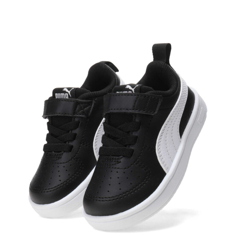 Championes Infantiles Puma Rickie Negro - Blanco