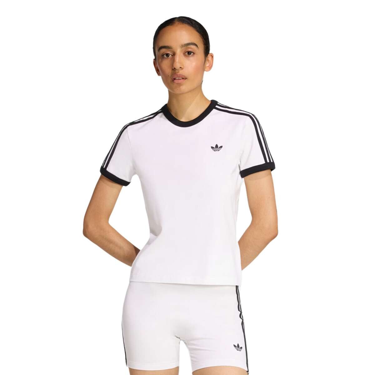 Remera Adidas 3 Stripes - Blanco 