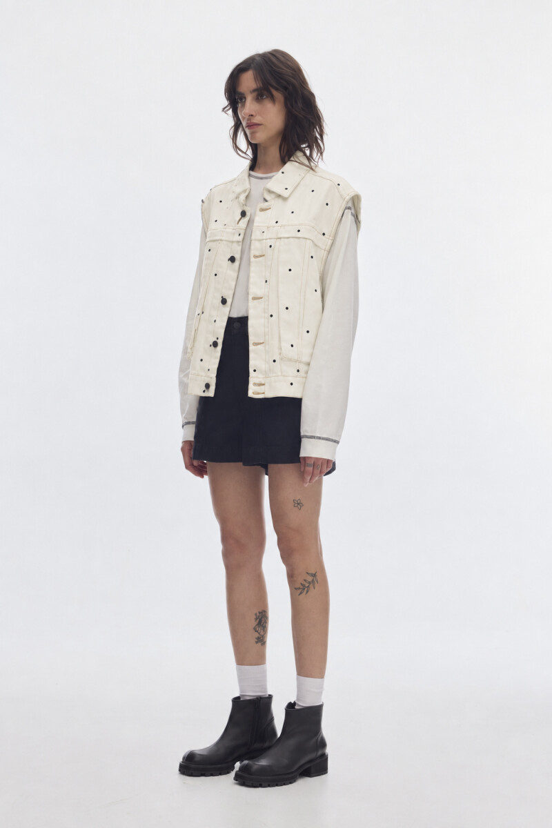 Chaleco Explorer Dots Cream