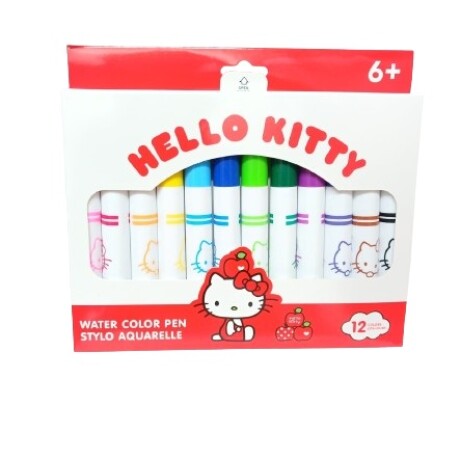 Marcadores Hello Kitty 12pcs Marcadores Hello Kitty 12pcs