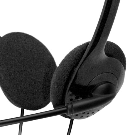 Auriculares Klipxtreme Sekual c/micrófono cableado usb Black