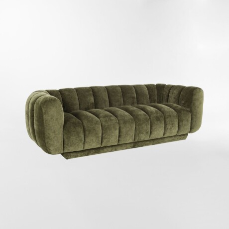 SOFA LUNA Verde - 3 CUERPOS