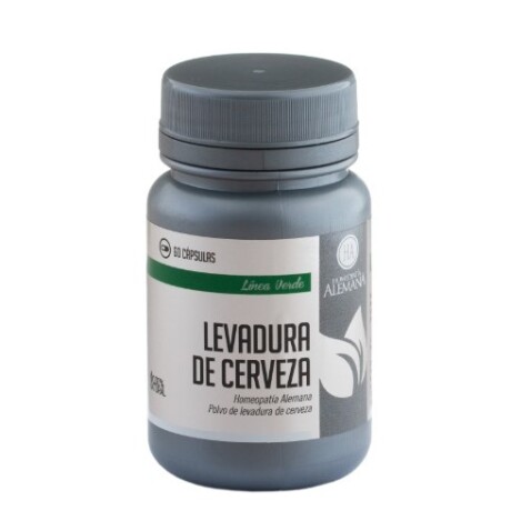 Levadura de Cerveza Homeopatía Alemana 60 Cápsulas Levadura de Cerveza Homeopatía Alemana 60 Cápsulas