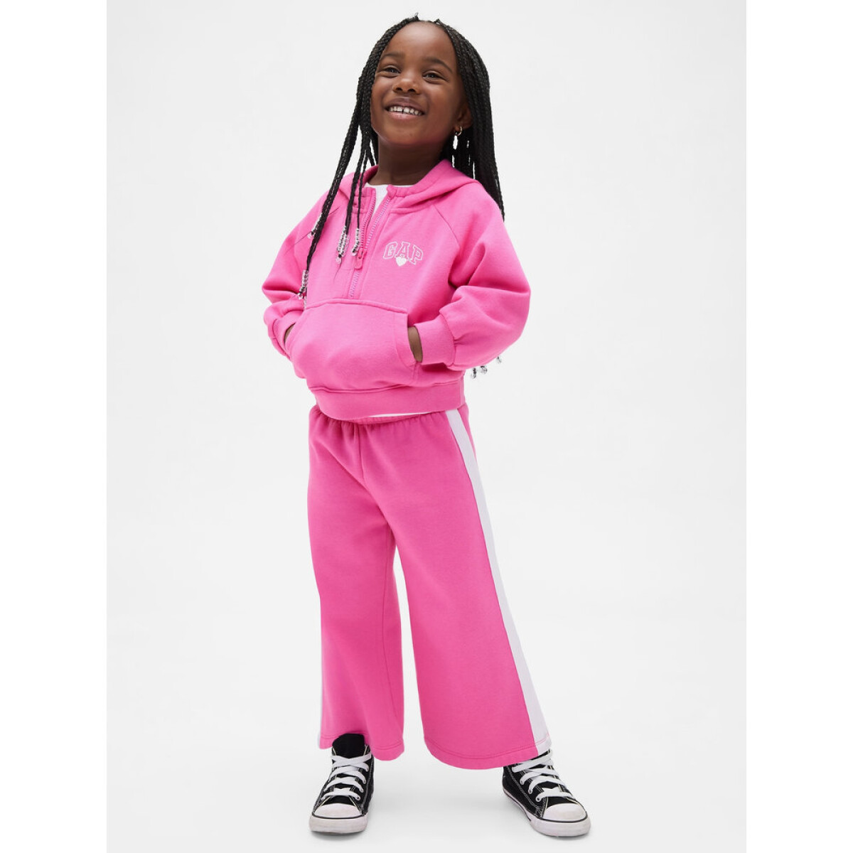 FLC HZ HOODIE X WIDE LEG SET - PHOEBE PINK 