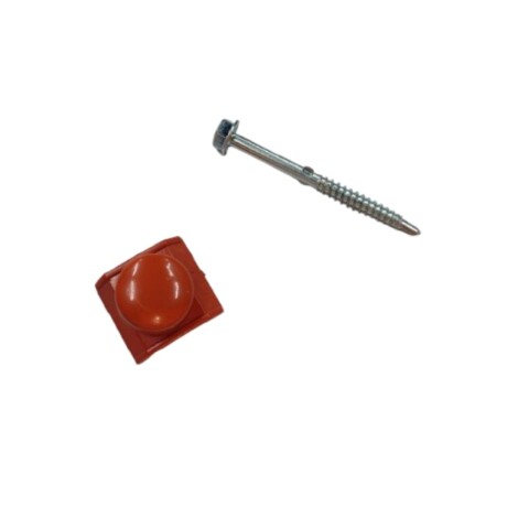 Tornillo con Tapa para Chapa Trapezoidal Terracota(unidad) Tornillo con Tapa para Chapa Trapezoidal Terracota(unidad)