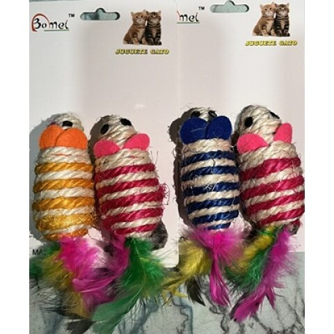 Juguete p/Gatos 2 Pcs Blister Cartón Juguete p/Gatos 2 Pcs Blister Cartón