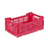 Caja organizadora plegable y apilable Chica Dark Pink