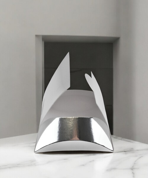 Estuche pillow laminado 7x8 cm. PLATA