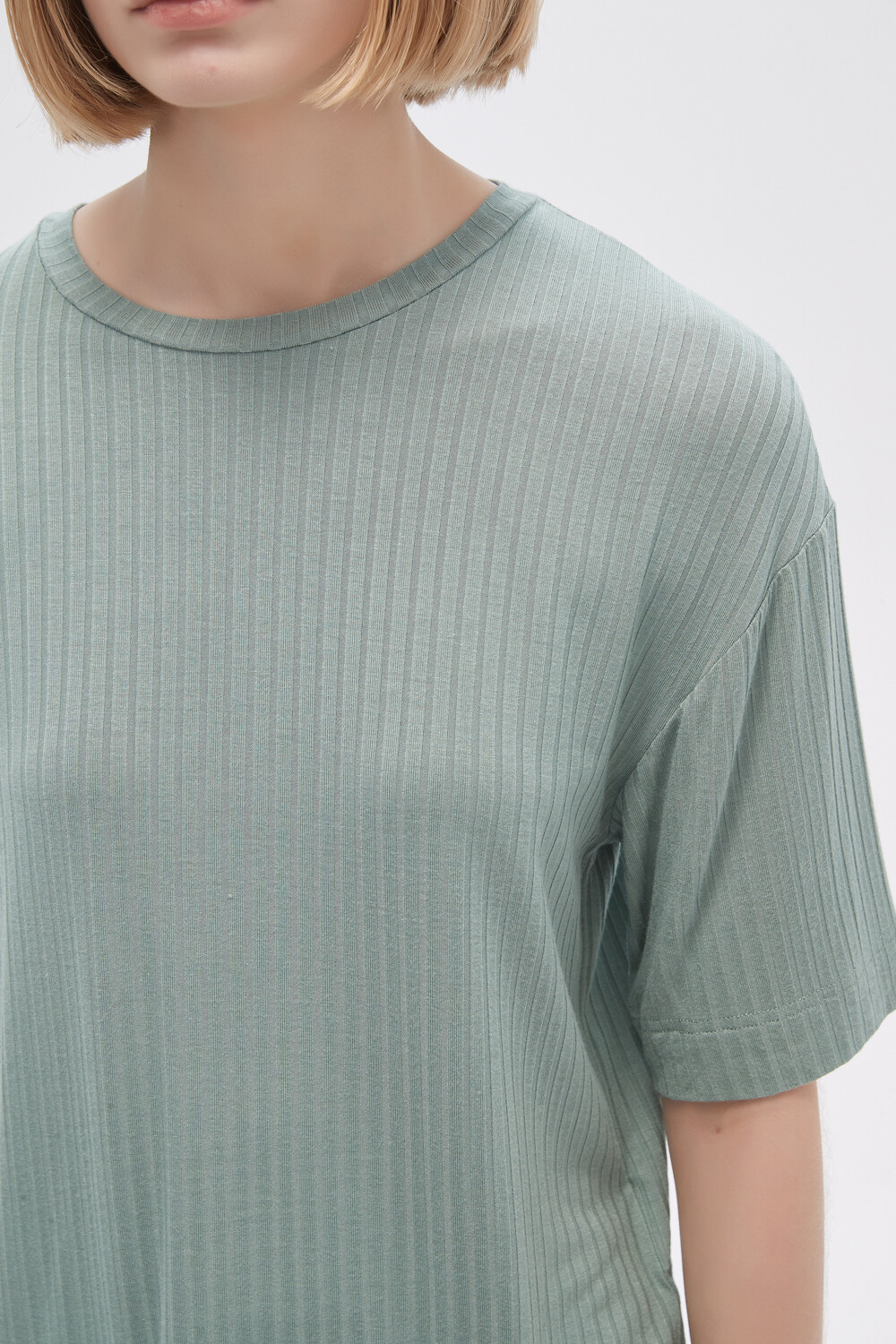 Remera Javid Verde Azulado