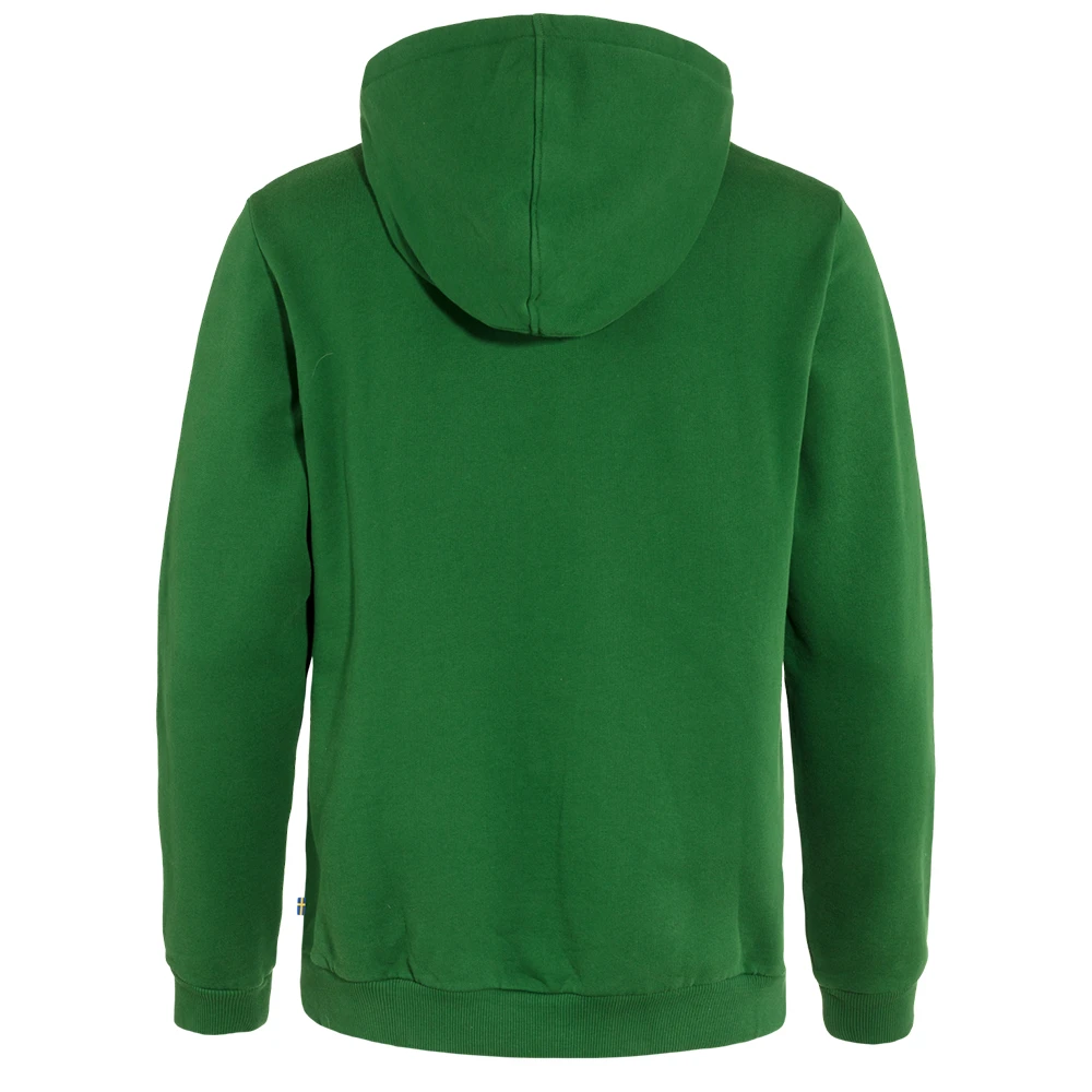 Fjällräven Logo Hoodie - Hombre Palm Green