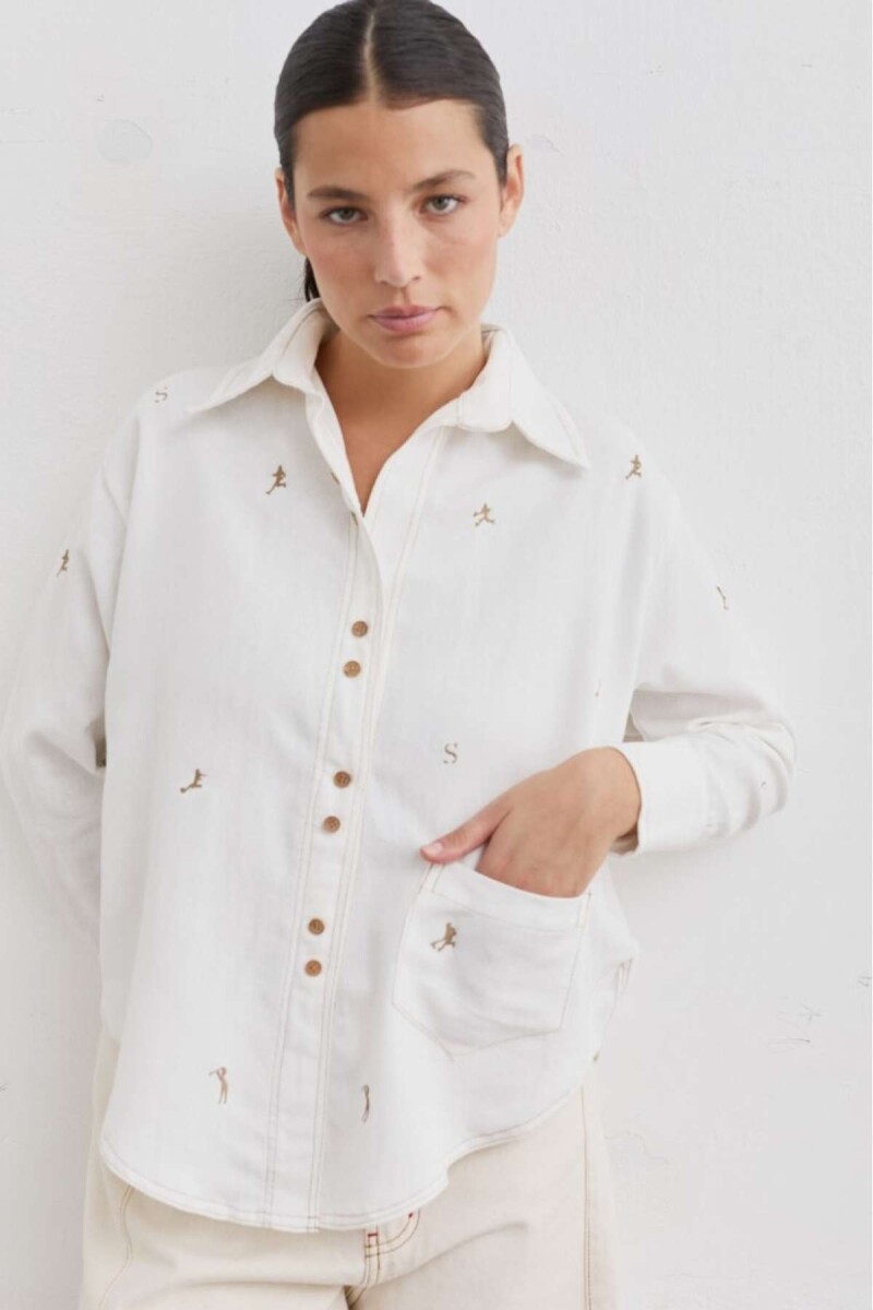 Pre Venta Camisa Sports - Blanco 