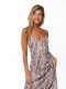 VESTIDO TERESA ANIMAL PRINT GRIS