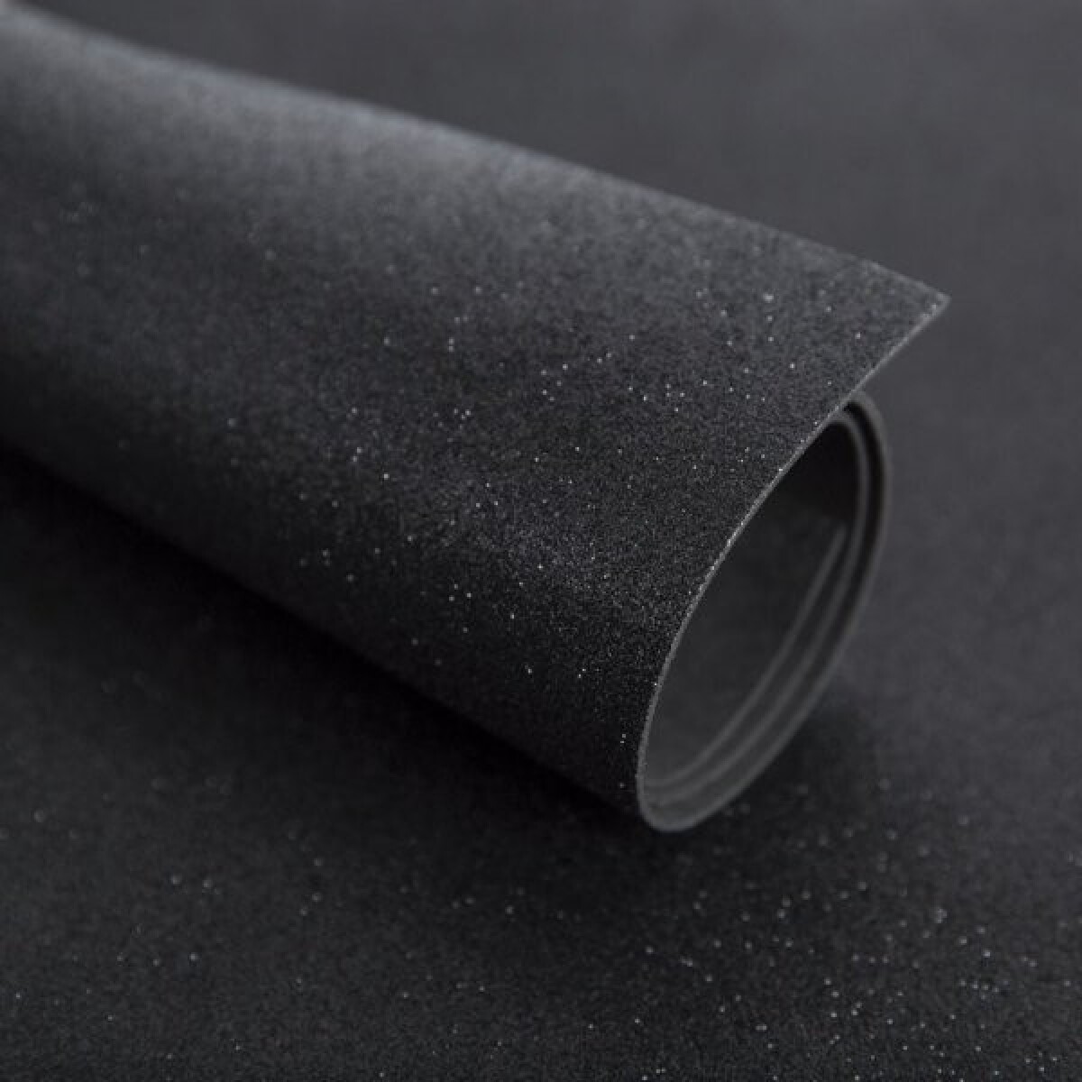 Goma Eva C/Brillantina Negra 2Mm 40x60 Cm 