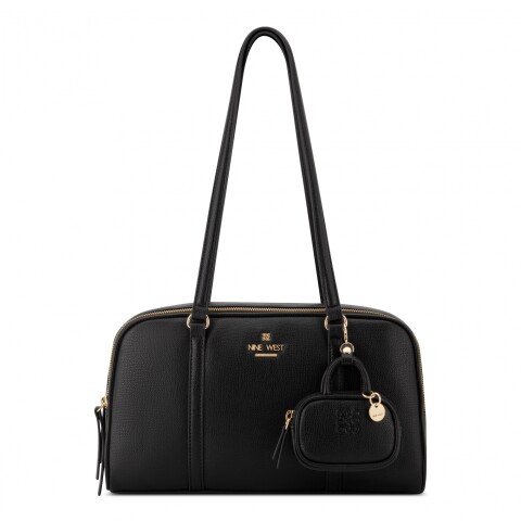 Alda Shoulder Satchel Black