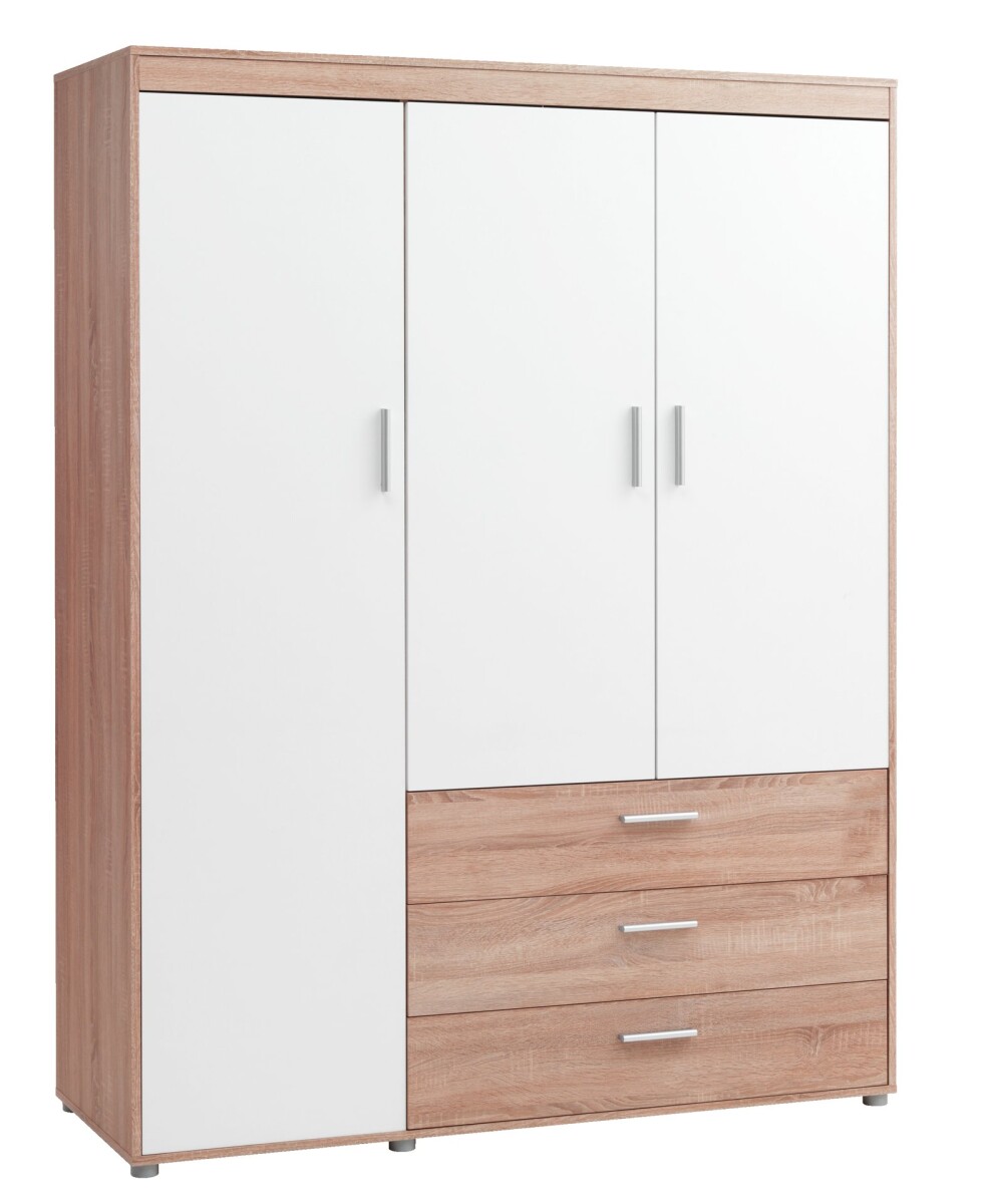 Armario BIRKELSE 150x198 roble/blanco 