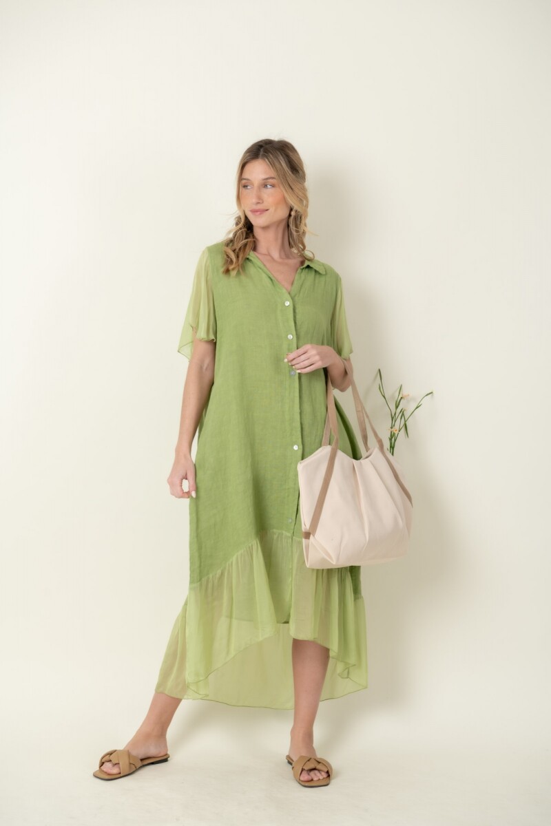 VESTIDO ANEMONA - Verde 