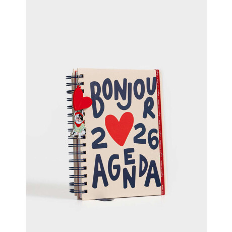 Agenda Bonjour 2026 Combinacion Tricolor