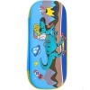 CARTUCHERA 1 PISO ESTAMPADO 3D Niño DINO CELESTE