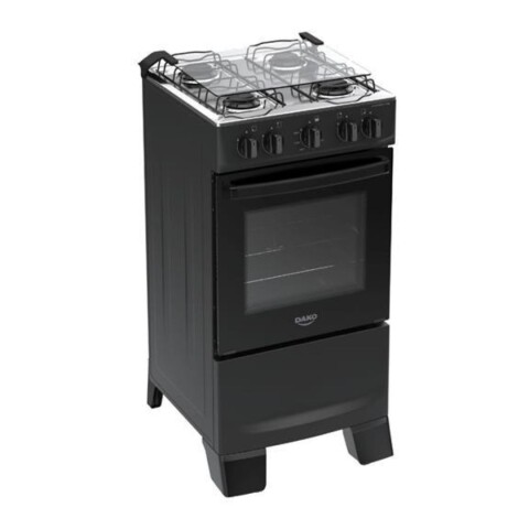 Cocina Dako Amazonas 4 Hornallas 2220 Negro