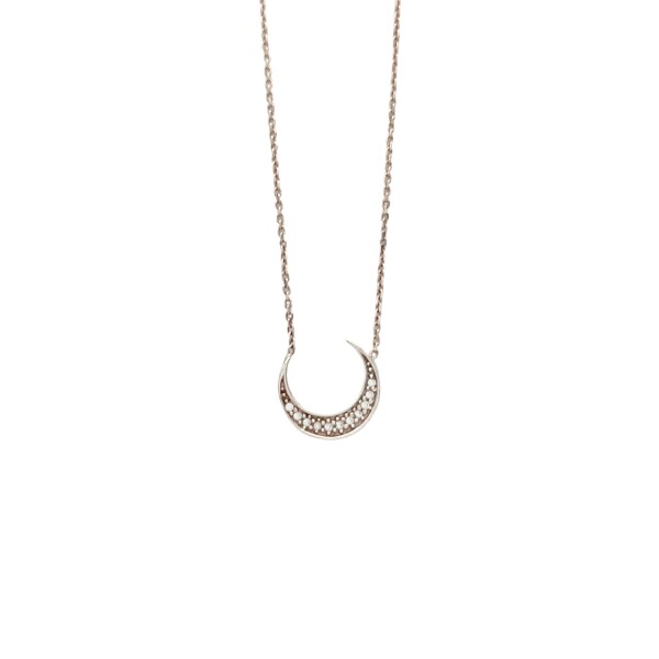 Conjunto Luna - Plata 925 - Zirconias- CJ3014 - Adulto - Conpiedra