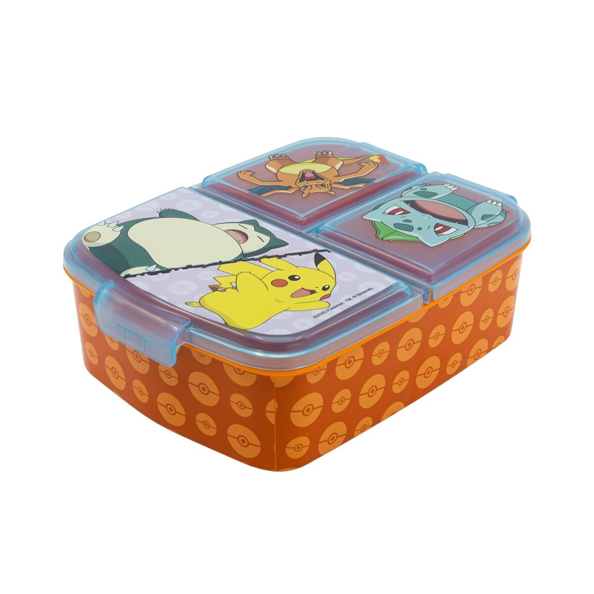 Vianda Compart Pokémon con 3 Reparticiones 