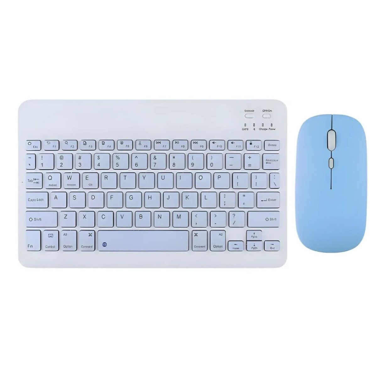Kit Teclado + Mouse Inalámbrico - CELESTE 