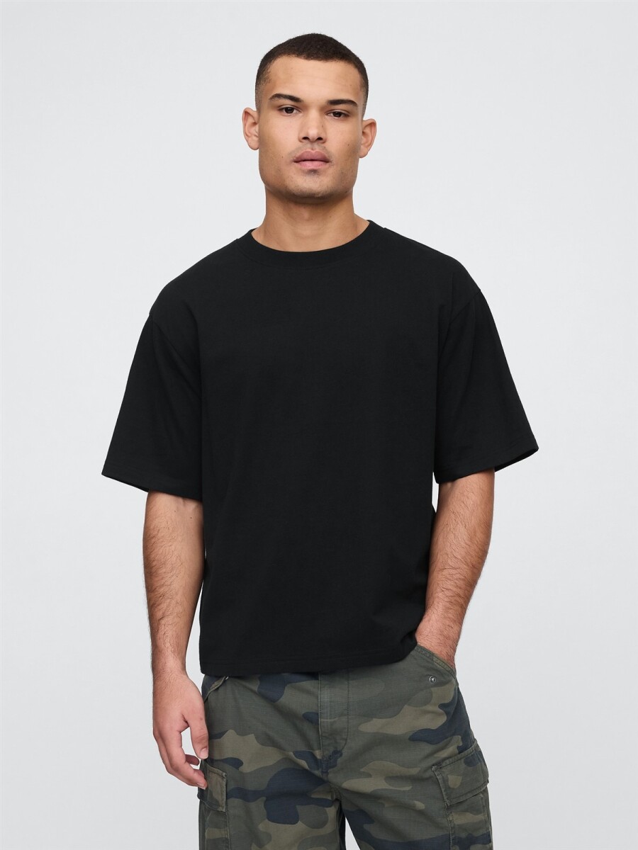 Remera Vintage Soft Hombre - Black 1 