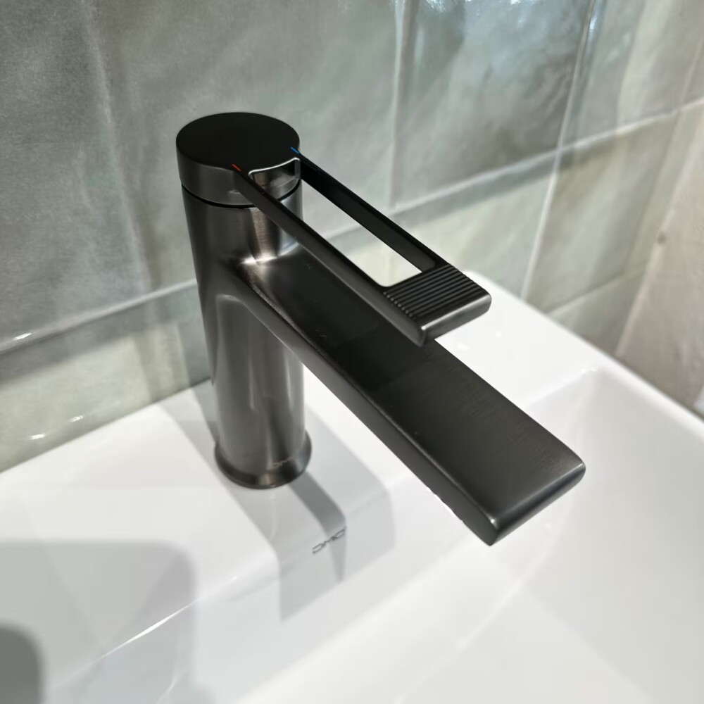 Grifería de lavatorio Monocomando de mesada Elar Grafito Grifería De Lavatorio Monocomando De Mesada Elar Grafito