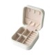 Joyero Alhajero Estuche Organizador Joyas Anillos Pulseras Color blanco