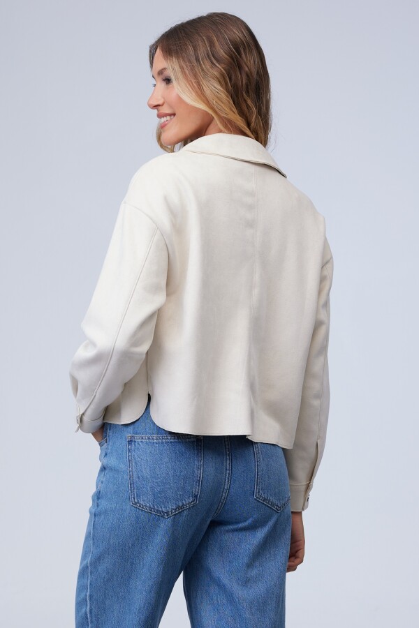 Chaqueta Suede BEIGE