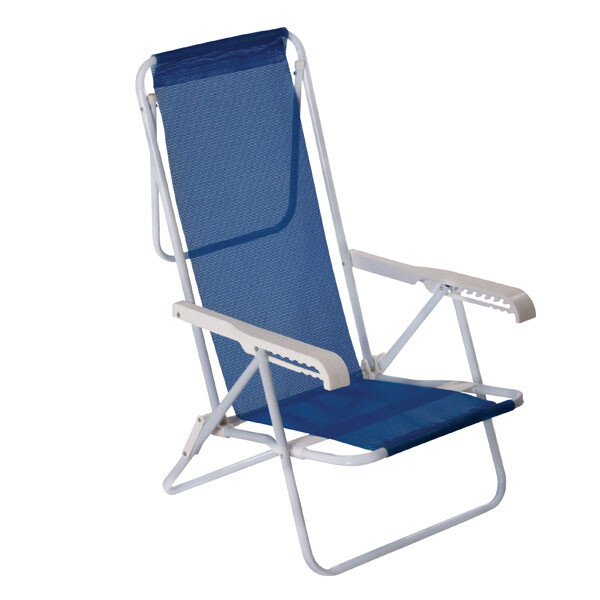 SILLA RECLINABLE 8 POSICIONES SANNET AZUL MARINO AZUL