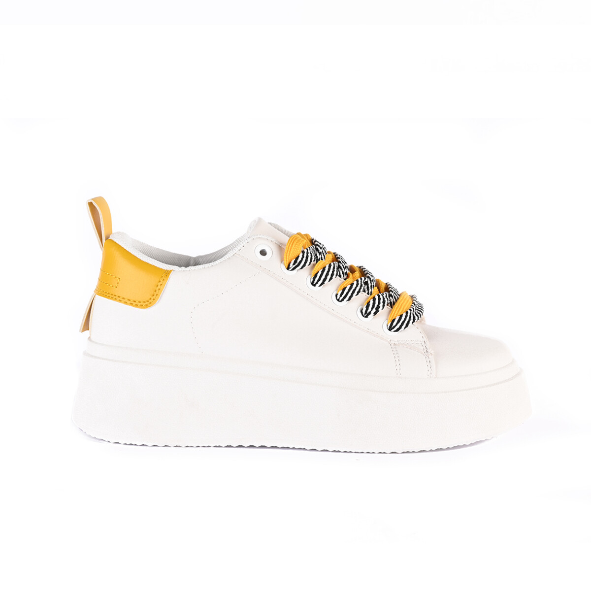 Calzado Deportivo Dama Panama Jack - White Yellow 