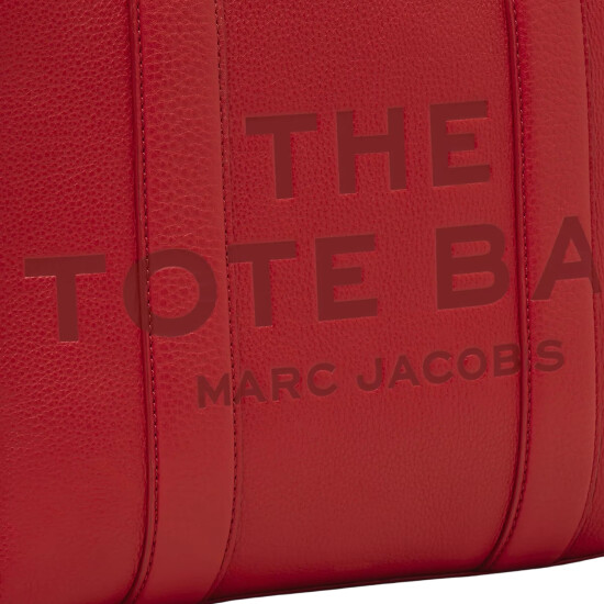 MARC JACOBS - THE LEATHER MEDIUM TOTE BAG Rojo