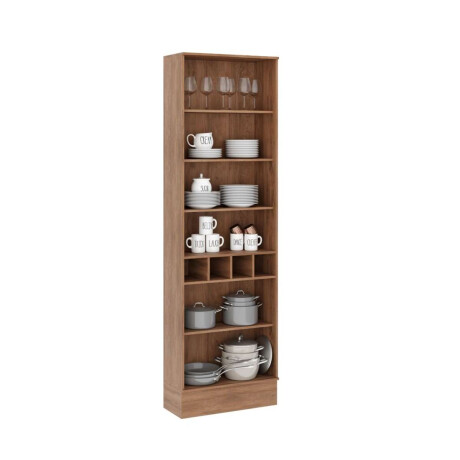Armario Cocina Americana 2 Puertas de Vidrio Gris