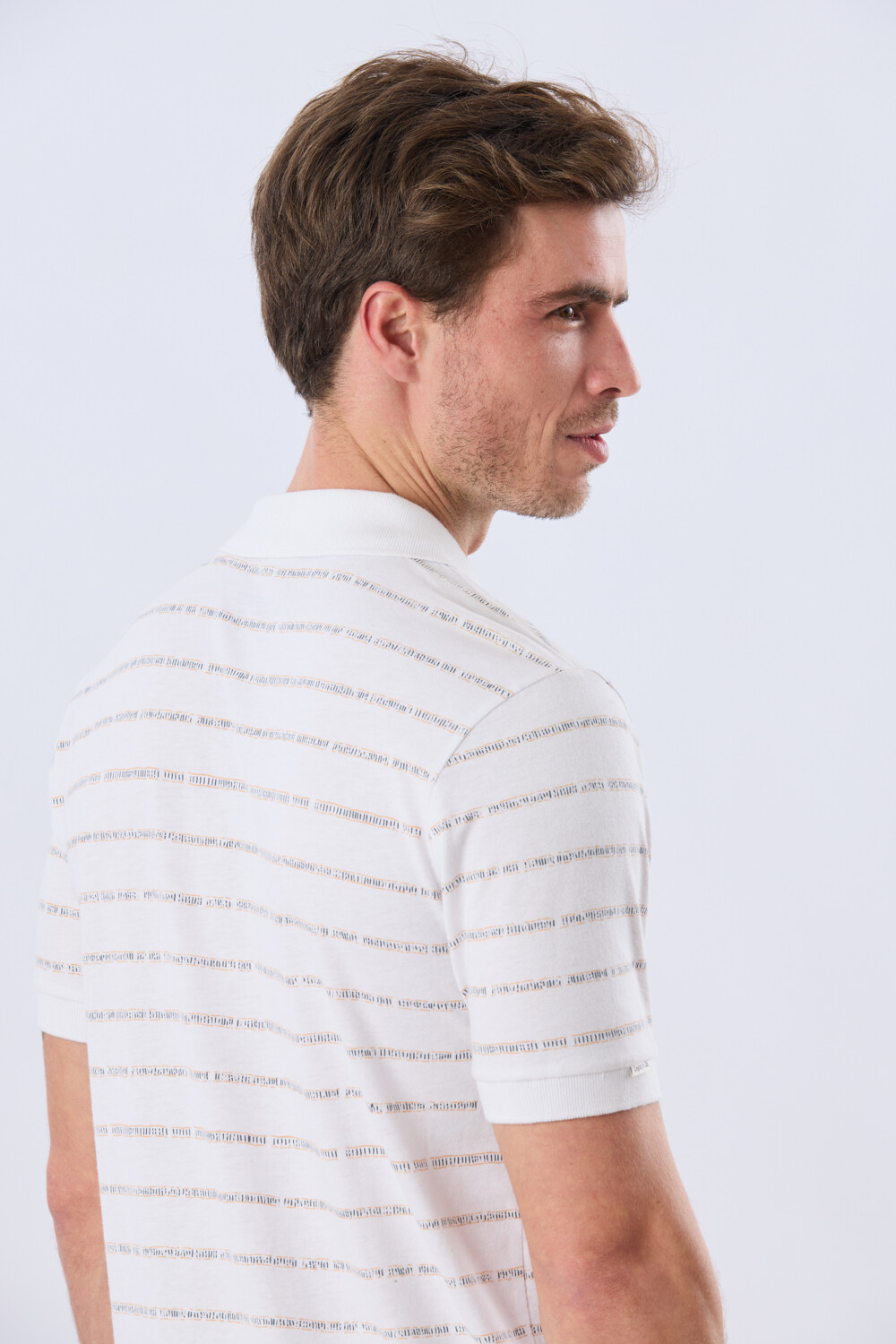 REMERA POLO ESTAMPADA Blanco