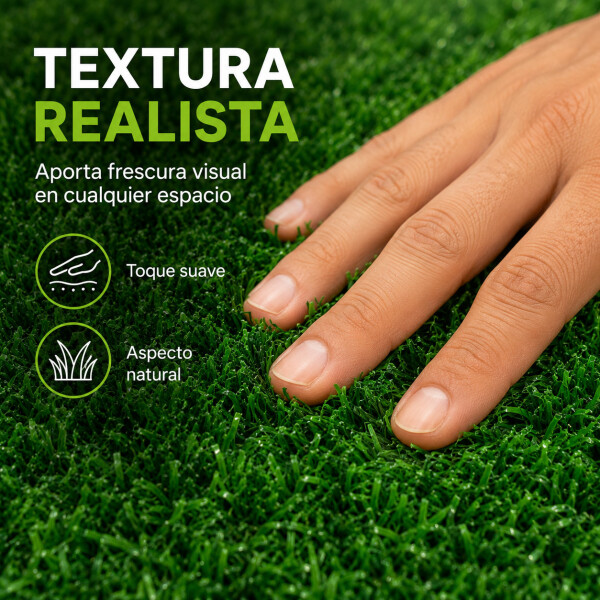 Césped Sintético 40 M2 Pasto Artificial Rollo Decoración Color Verde