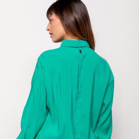 CAMISA MANDORLA Verde Esmeralda