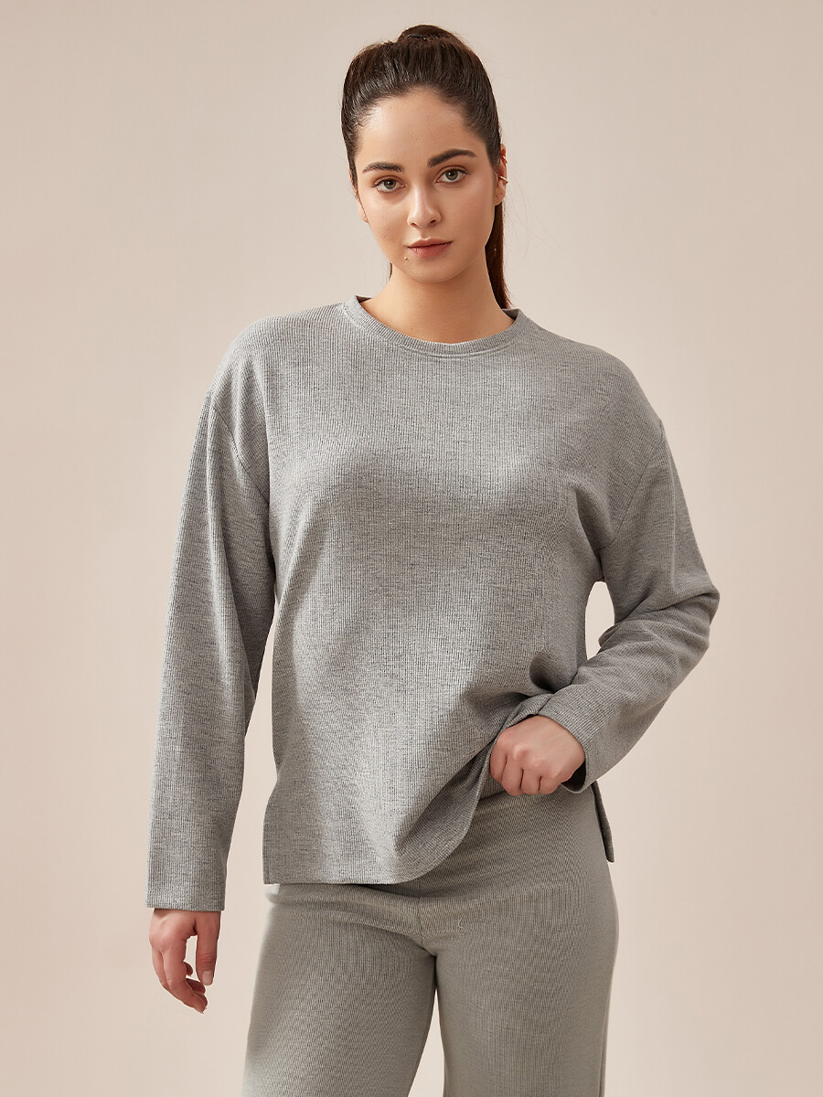 BUZO CLOE - GRIS MELANGE C 