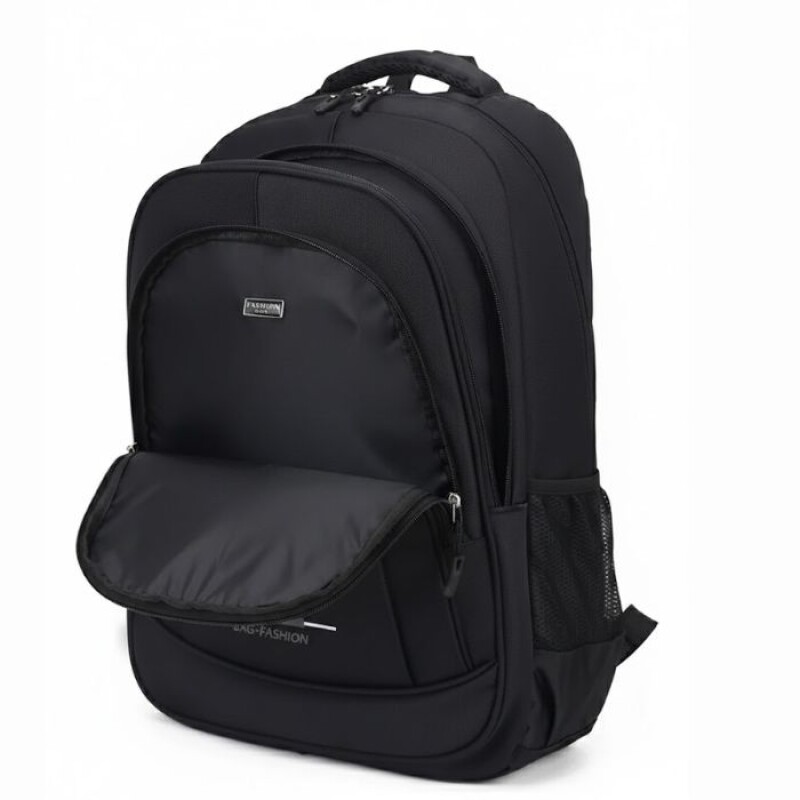 Mochila Liceal Escolar Urbana 3 Cierres negro